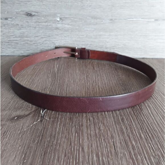 GAP Brown Leather Belt Medium - Picture 2 of 6
